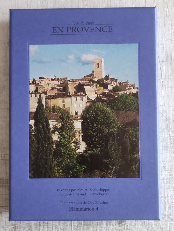 The Art of Living in Provence by Guy Bouchet - 18 Postcards and Envelopes (Postcard box)