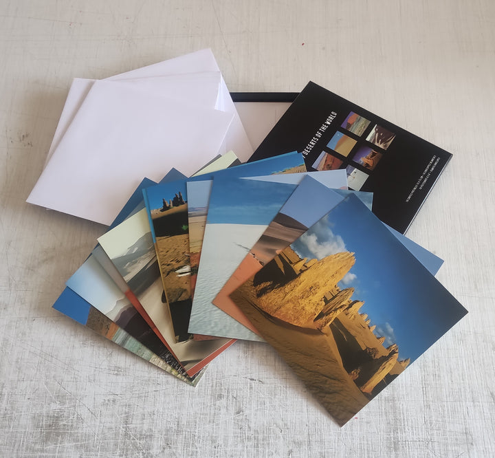 Deserts of the World - 10 Postcards and Envelopes (Postcard box)