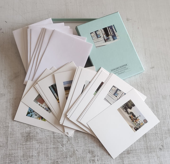 Edward Hopper - 18 Postcards and Envelopes (Postcard box)