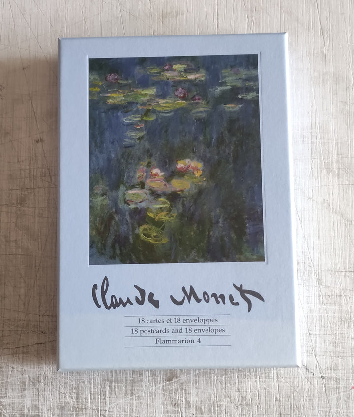 Claude Monet - 18 Postcards and Envelopes (Postcard box)
