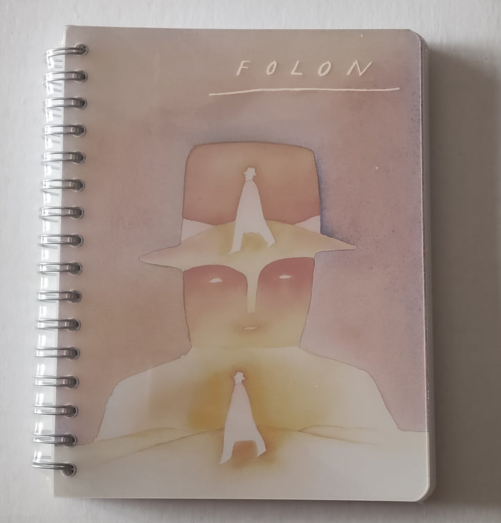 Jean-Michel Folon - 7 X 9 Inches (Blank Book)