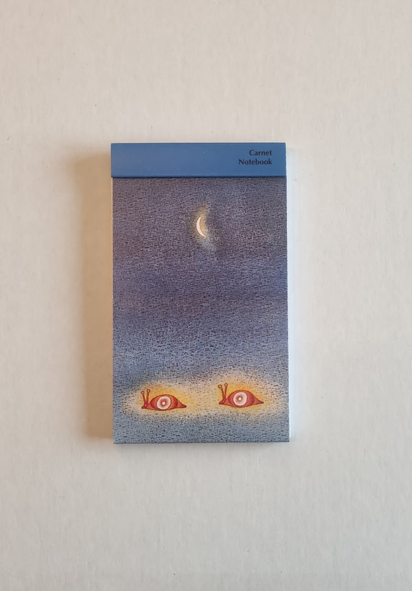 Le retour de deux escargots, 1979 by Jean-Michel Folon - 3 X 5 Inches (Notebook)