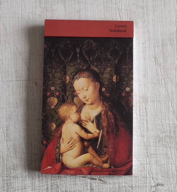 Virgin and Child, 1435 by Jan van Eyck - 3 X 5 Inches (Notebook)