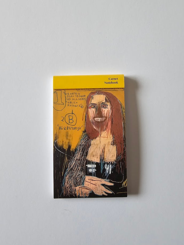 Mona Lisa, 1983 by Jean-Michel Basquiat - 3 X 5 Inches (Notebook)