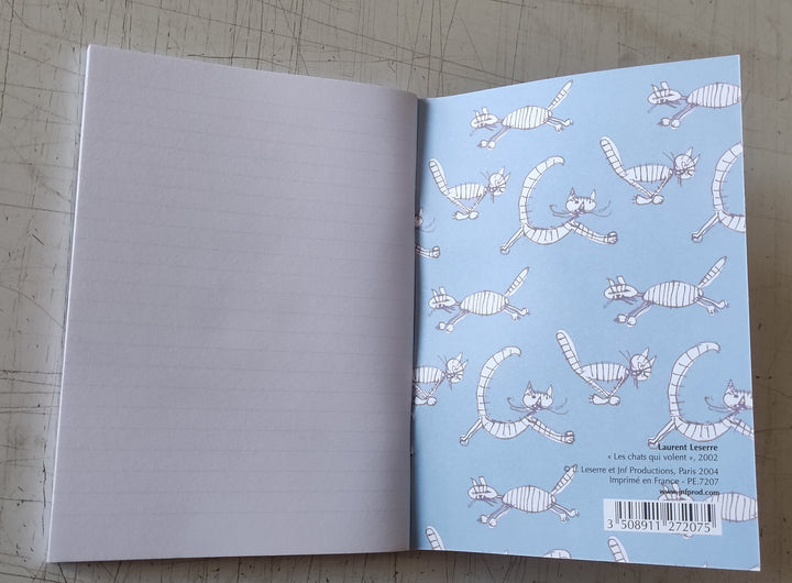 The cats that fly, 2002 by Laurent Leserre - 4 X 6 Inches (Lined Notebook)
