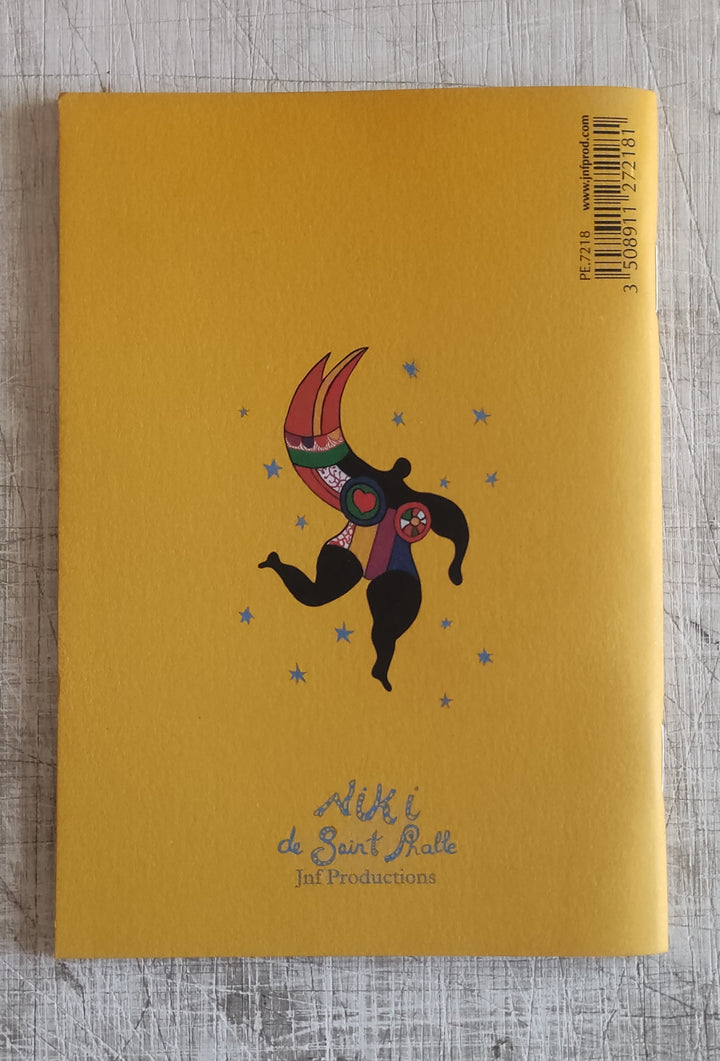 Angel with stars, 1992 by Niki de Saint Phalle - 4 X 6 Inches (Lined Notebook)