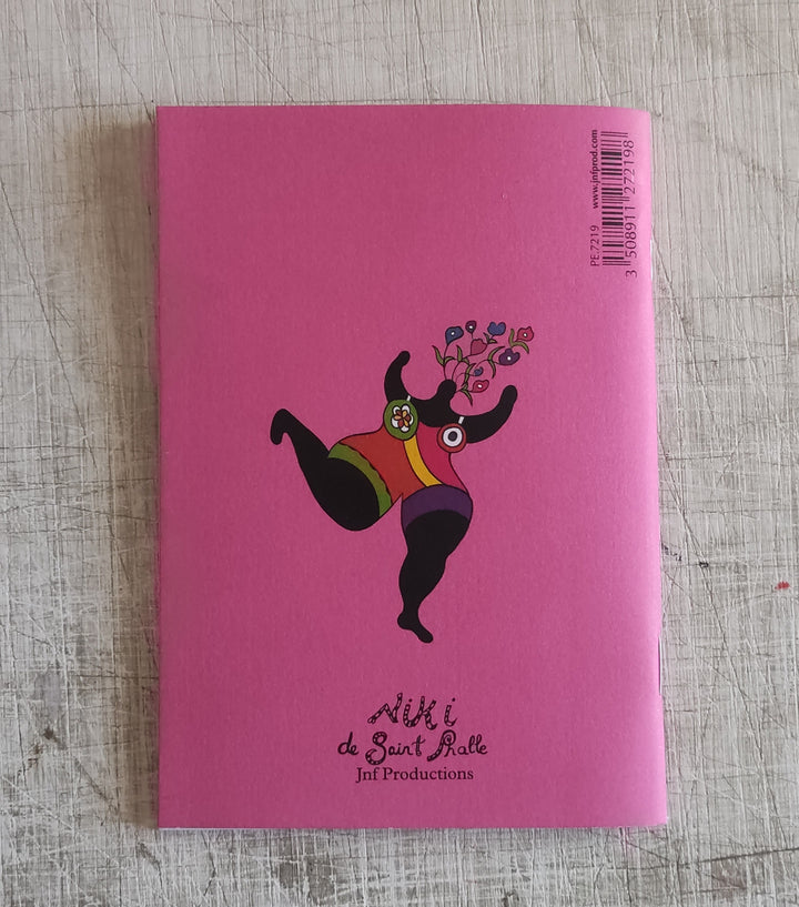 Nana with Flowers by Niki de Saint Phalle - 4 X 6 Inches (Lined Notebook)