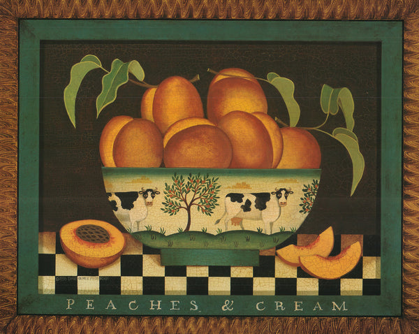 Peaches & Cream, 1996 by Diane Pedersen - 16 X 20 Inches (Art Print)