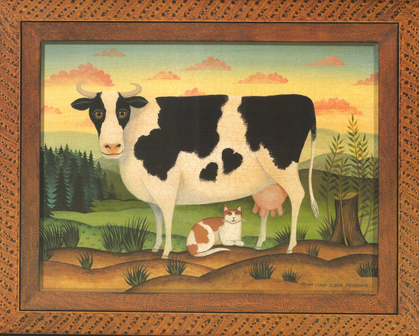 Cow, 1997 by Diane Pedersen - 16 X 20 Inches (Art Print)