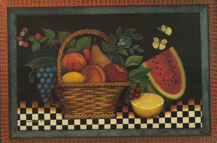 Fruit Basket, 1998 by Diane Pedersen - 15 X 22 Inches (Art Print)