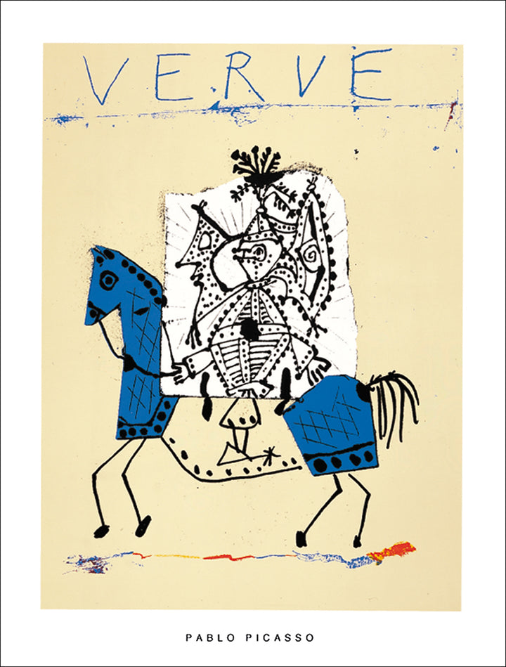 Cover for Verve, 1951 by Pablo Picasso - 24 X 32 Inches  (Silkscreen / Sérigraphie)