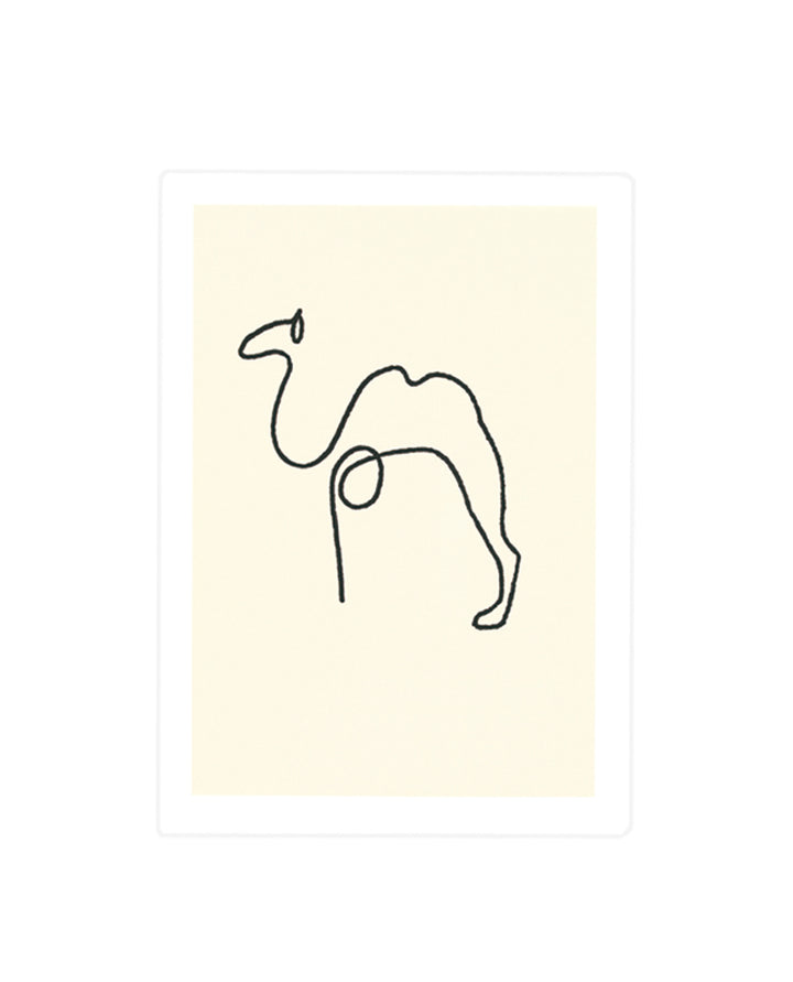The Camel by Pablo Picasso - 20 X 24 Inches (Silkscreen / Sérigraphie)