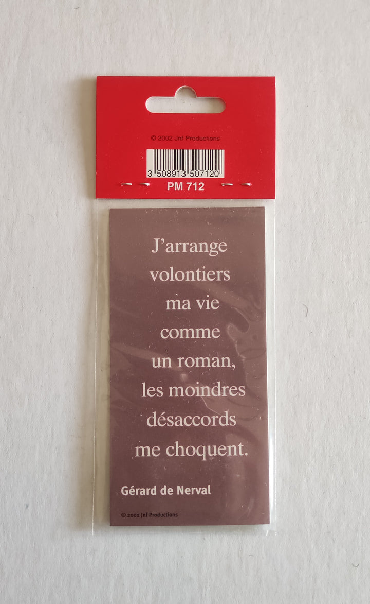 Gérard de Nerval (Magnetic Bookmark)