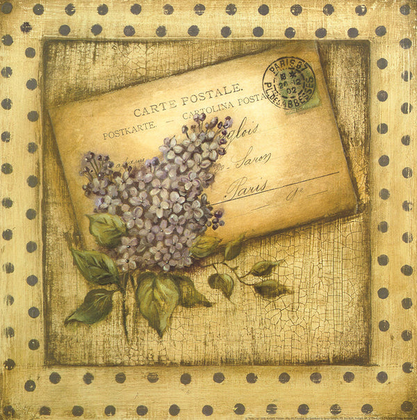 Paris Lilac, 2002 by Kimberly Poloson - 12 X 12 Inches (Art Print)