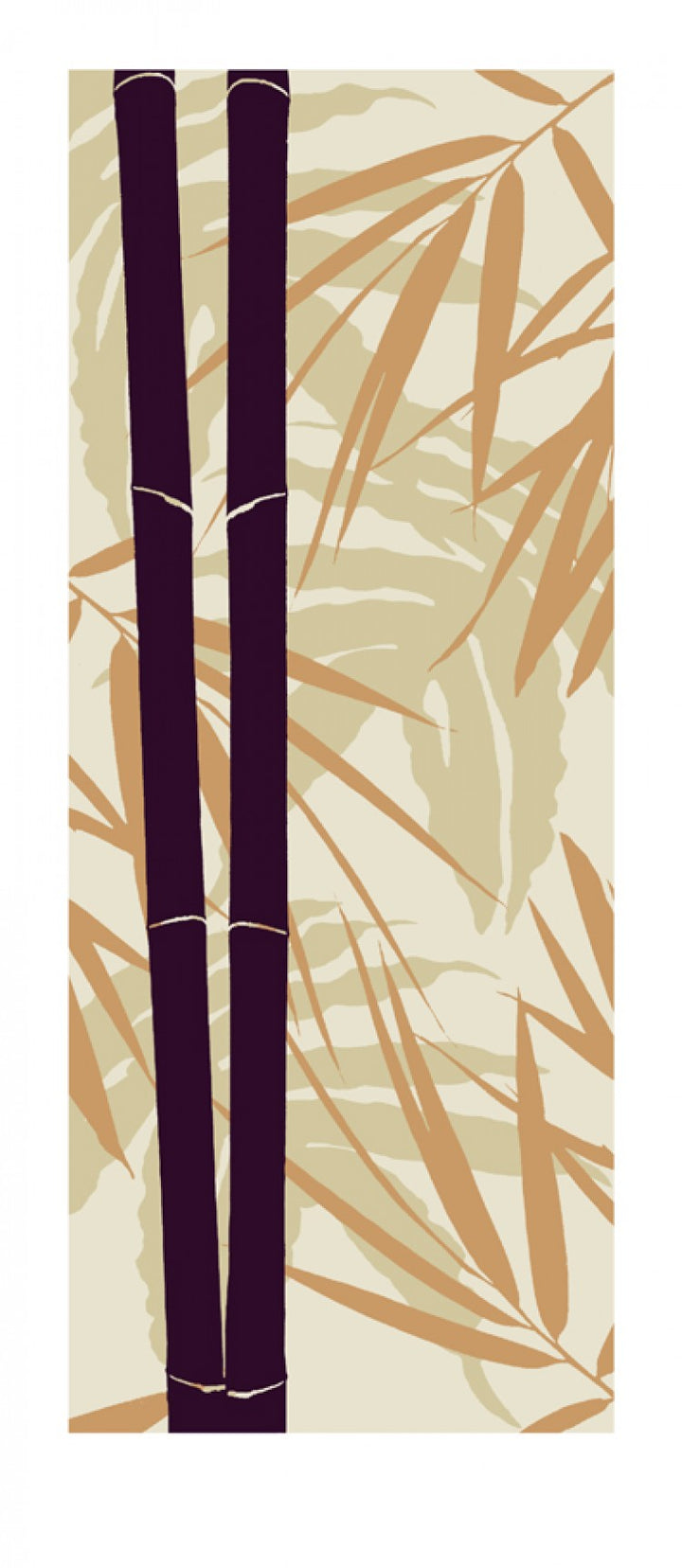 Bambous, 2006 by  Davide Polla - 20 X 45 Inches (Silkscreen / Sérigraphie)