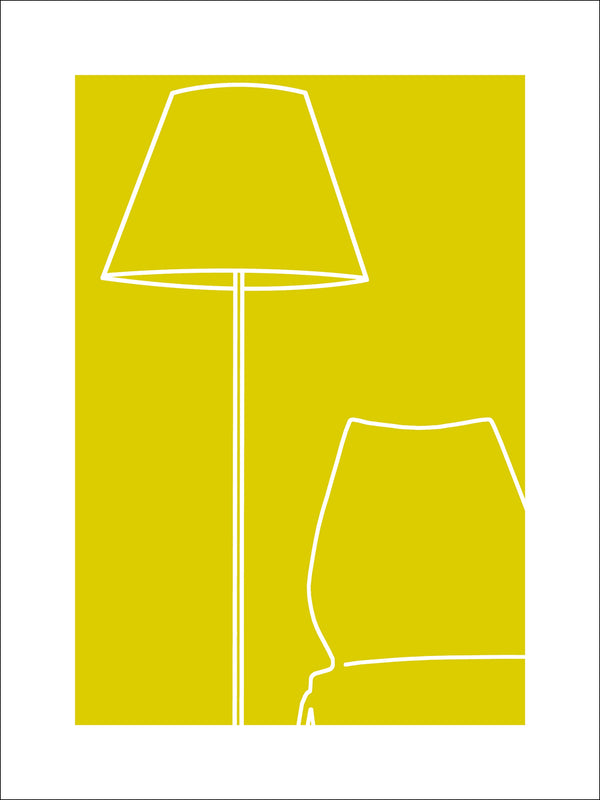 Chaise, 2009 by Davide Polla - 24 X 32 Inches (Silkscreen / Sérigraphie)