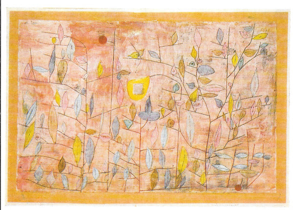 Parcimonieusement Garni de Feuilles by Paul Klee - 4 X 6 Inches (10 Postcards)