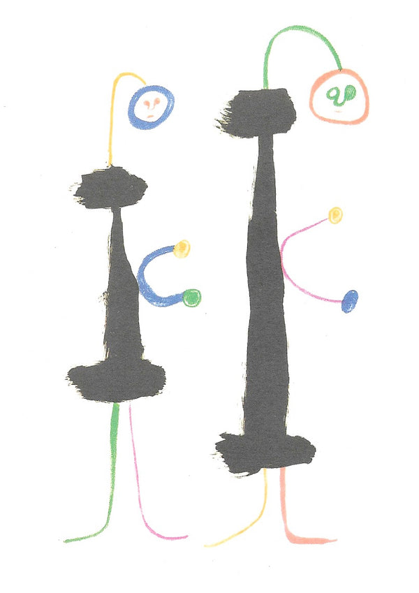 Parler Seul, 1950 by Joan Miro - 4 X 6 Inches (10 Postcards)