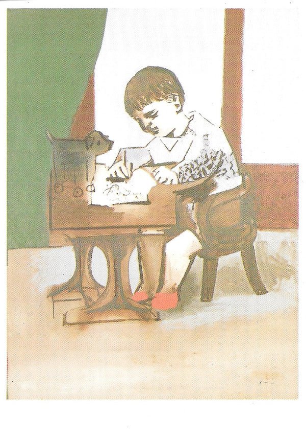 Paul Drawing, 1923 by Pablo Picasso - 4 X 6 Inches (10 Postcards)