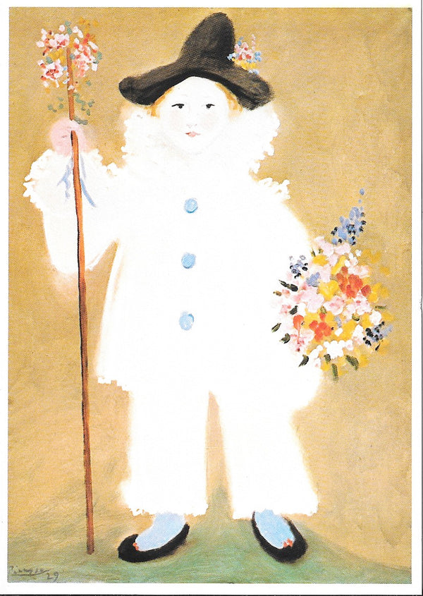 Paul as Pierrot, 1929 by Pablo Picasso - 4 X 6 Inches (10 Postcards)