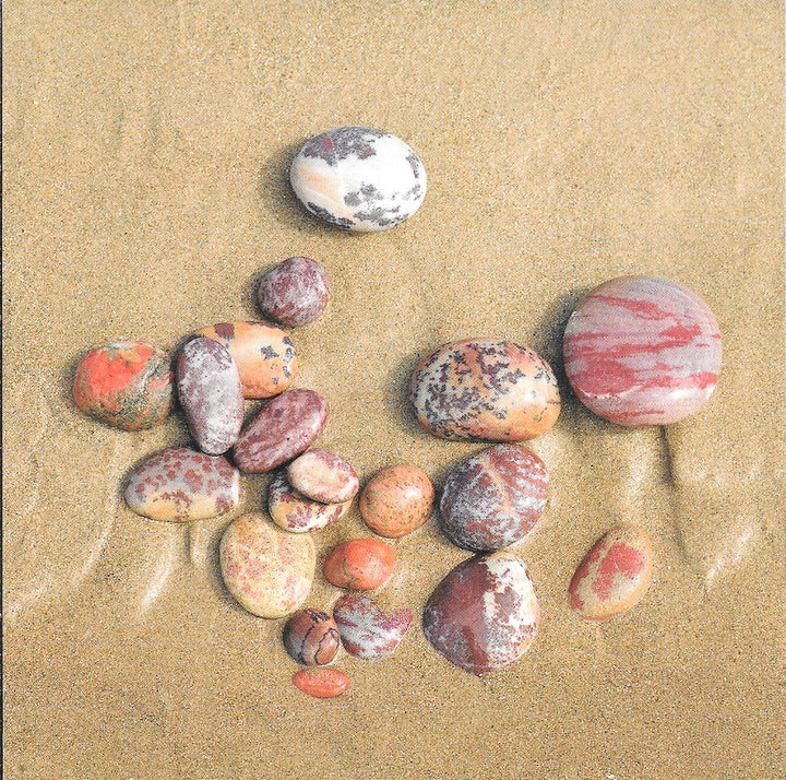 Pebbles on Sand by Laurent Pinsard - 6 X 6 Inches (10 Postcards)