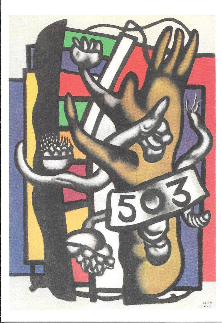 Peinture by Fernand Léger - 4 X 6 Inches (10 Postcards)