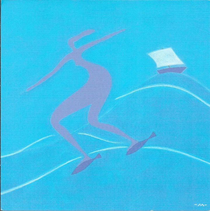 Pisces by Marie Bertrand - 6 X 6 Inches (10 Postcards)