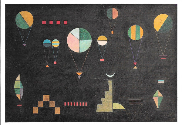 Plat-Profond, 1930 by Wassily Kandinsky - 4 X 6 Inches (10 Postcards)