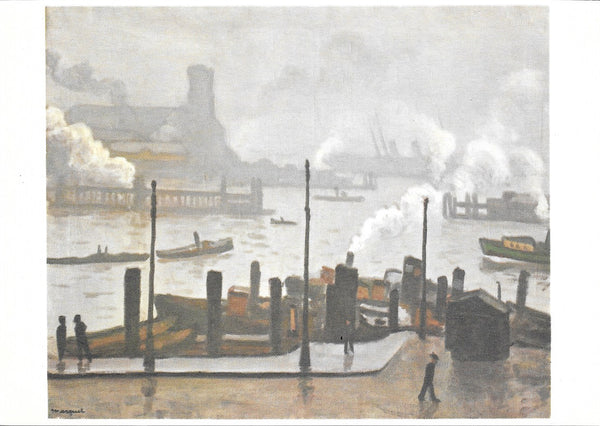 Port de Hambourg by Albert Marquet - 4 X 6 Inches (10 Postcards)