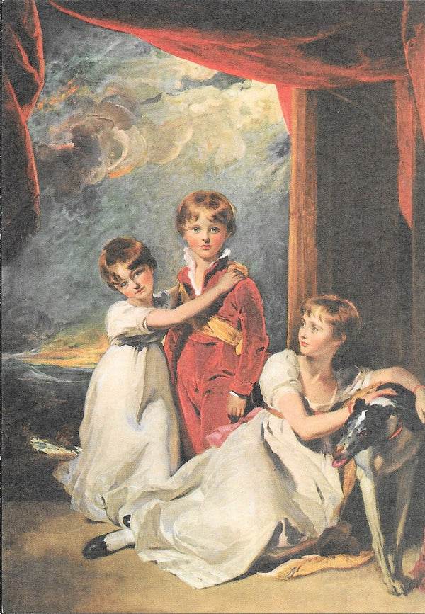 Portrait of the Fluyder Children by Thomas Lawrence - 4 X 6 Inches (10 Postcards)