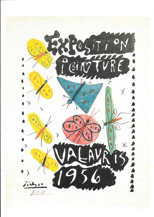 Poster for an Exhibition in Vallauris, 1956 by Pablo Picasso - 4 X 6 Inches (10 Postcards)