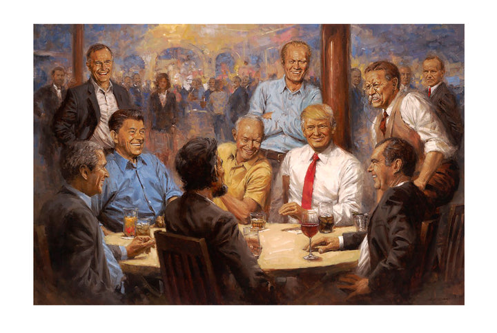 The Republican Club - 22 X 30 Inches (Art Print)