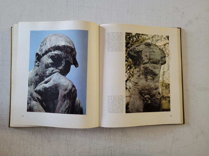 Auguste Rodin by Robert Descharnes (Vintage Hardcover Book 1st EDITION 1967)