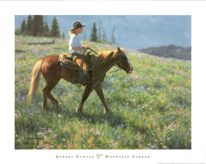 Mountain Garden, 2002 by Robert Duncan - 22 X 28 Inches (Art Print)