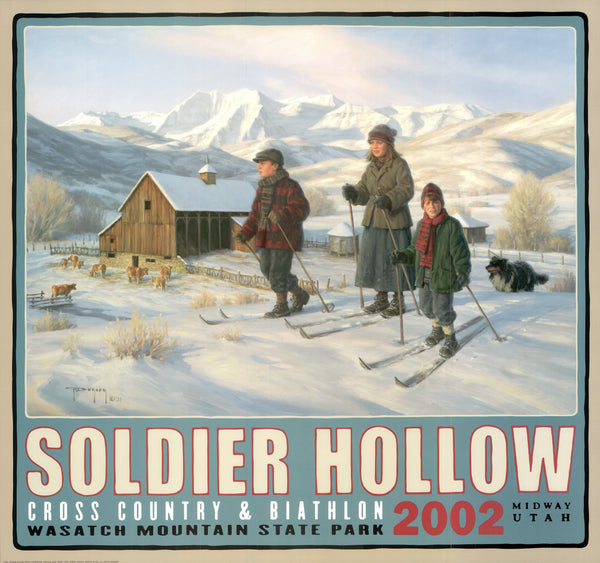 Soldier Hollow, 2001 by Robert Duncan - 24 X 26 Inches (Offset Lithograph)