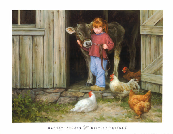 Best of Friends by Robert Duncan - 22 X 28 Inches (Art Print)