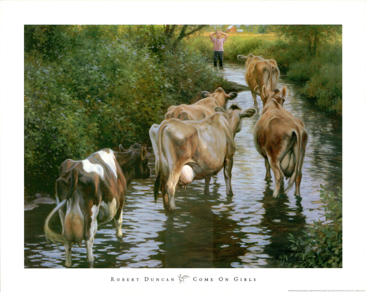 Come on Girls, 2003 by Robert Duncan - 24 X 31 Inches (Art Print)