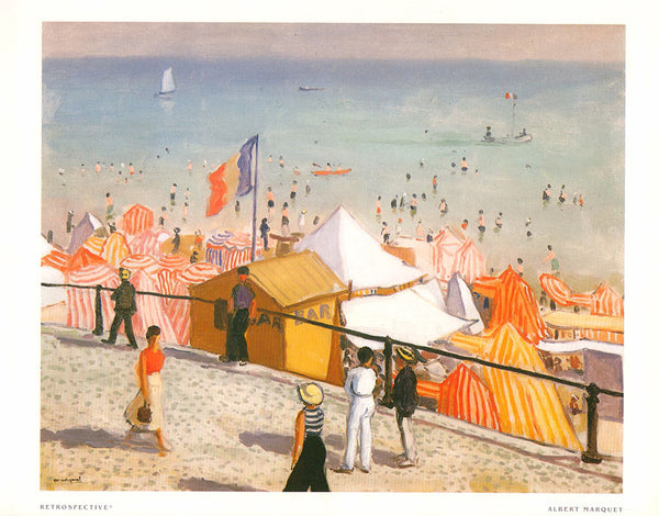 Les Sables-D'Olonne, 1933 by Albert Marquet - 10 X 12" - Fine Art Poster.