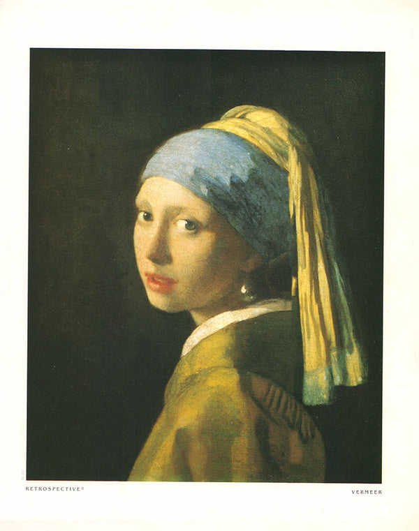 The young woman wearing a turban by Johannes Vermeer - 10 X 12 Inches (Art Print)