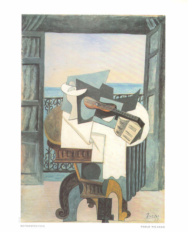The Table in Front of the Window by Pablo Picasso - 10 X 12 Inches (Art Print)