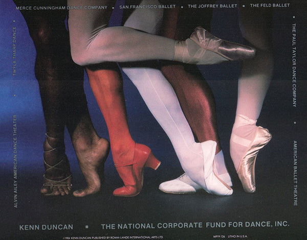 The National Corporate fund for dance by Kenn Duncan - 10 X 8 Inches (Art Print)