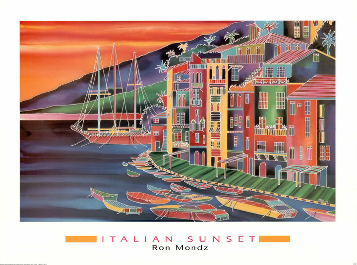 Italian Sunset by Ron Mondz - 24 X 32 Inches (Art Print)