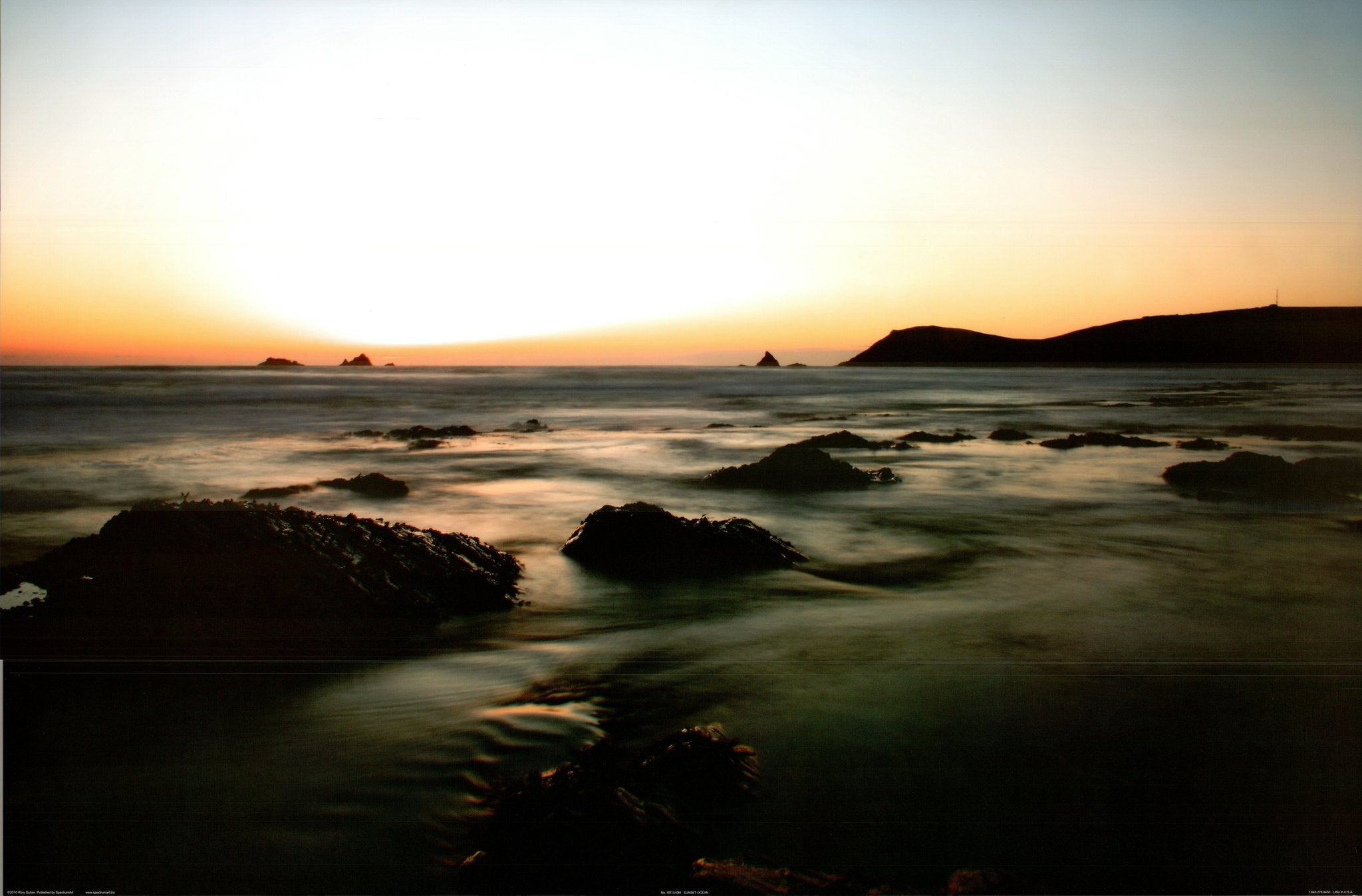 Sunset Ocean by Rory Gullan - 24 X 36 Inches (Art Print) – Artistica ...
