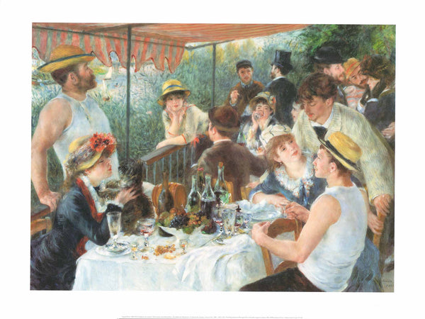 Luncheon of the Boating Party, 1881 by Pierre-Auguste Renoir - 24 X 32 Inches (Art Print)