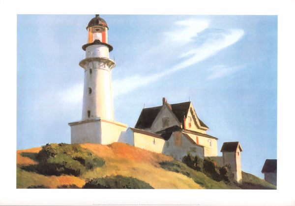 Lighthouse at Two Lights, 1929 by Edward Hopper - 28 X 40 Inches (Art Print)