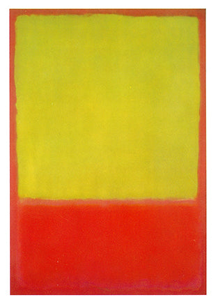 Ochre and Red on Red, 1954 by Mark Rothko - 4 X 6 Inches (10 Postcards)