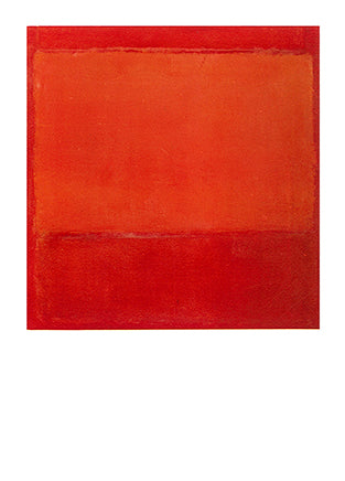 Orange and Red on Red, 1957 by Mark Rothko - 4 X 6 Inches (10 Postcards)