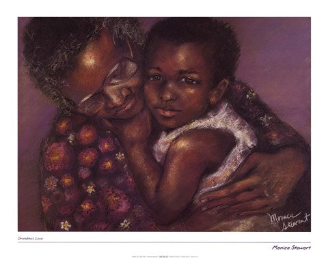 Grandma's Love by Monica Stewart - 22 X 28 Inches (Art Print)