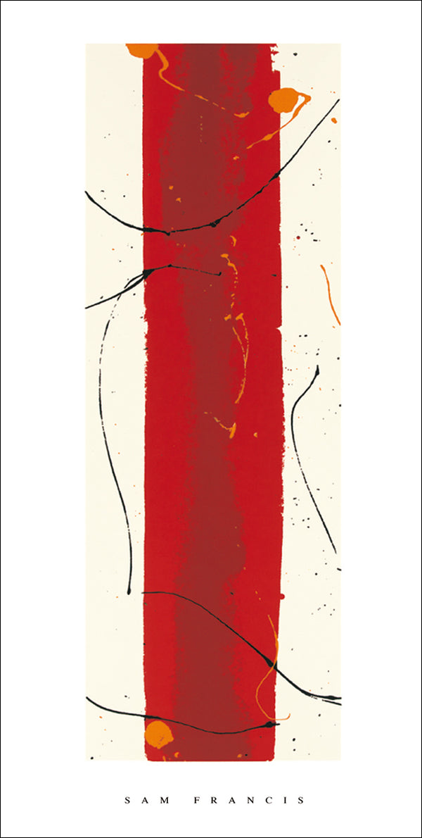 Untitled, 1984 by Sam Francis - 20 X 40 Inches (Silkscreen / Sérigraphie)