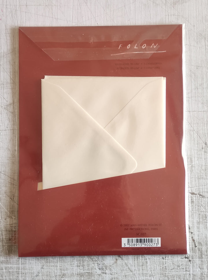 Jean-Michel Folon - 6 X 8 Inches (Set of Notepaper)